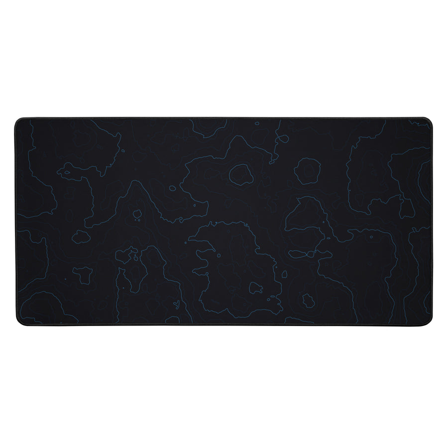 Neural Topography — Signal Blue XL Desk Mat
