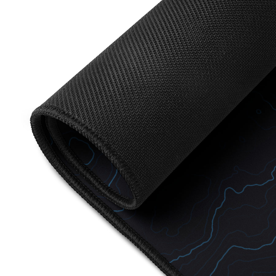 Neural Topography — Signal Blue XL Desk Mat