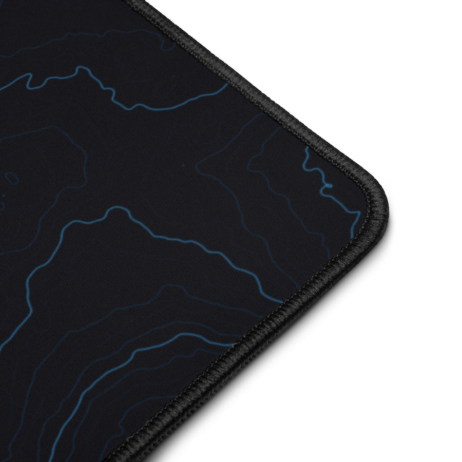 Neural Topography — Signal Blue XL Desk Mat