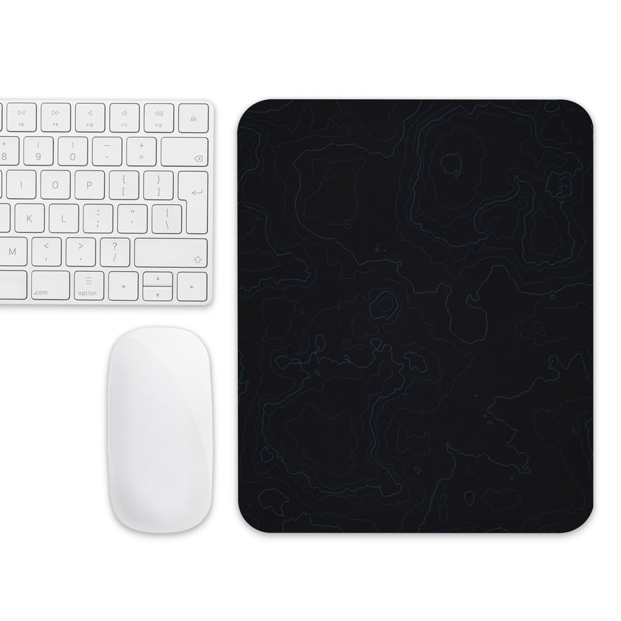 Neural Topography — Signal Blue Egérpad