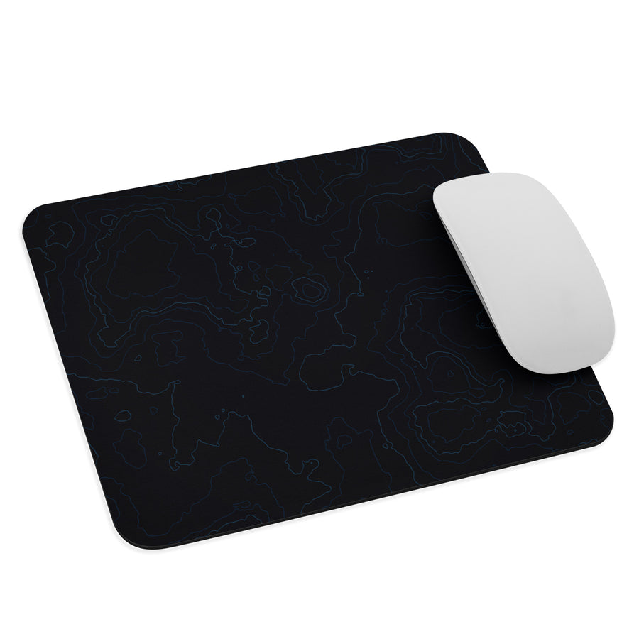 Neural Topography — Signal Blue Egérpad