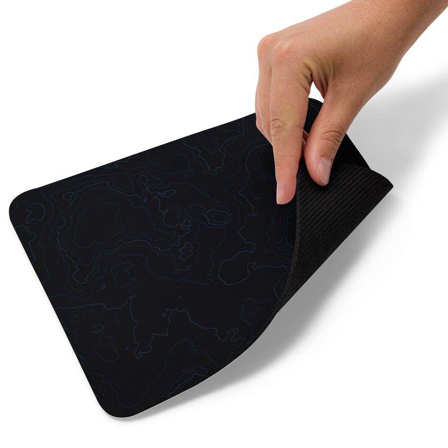 Neural Topography — Signal Blue Egérpad